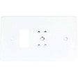 Listen Tech LA-347-WH Wall Box Mounting Plate-White Assistive Listening Listen Technologies