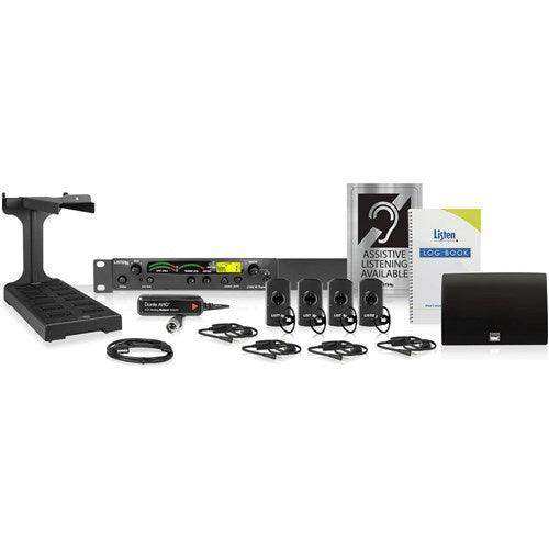 Listen Tech ListenIR iDSP Standard System (Dante) - LS-100-01-GY-D Assistive Listening Listen Technologies