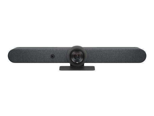 Logitech 960-001564 Rally Bar All-In-One Video Bar for Midsize Rooms (TAA Compliant, Graphite) Video Conferencing Logitech