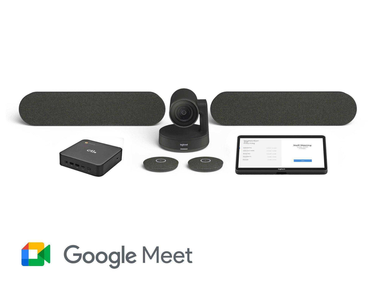 Logitech Large Room Solution for Google Meet Video Conferencing Logitech