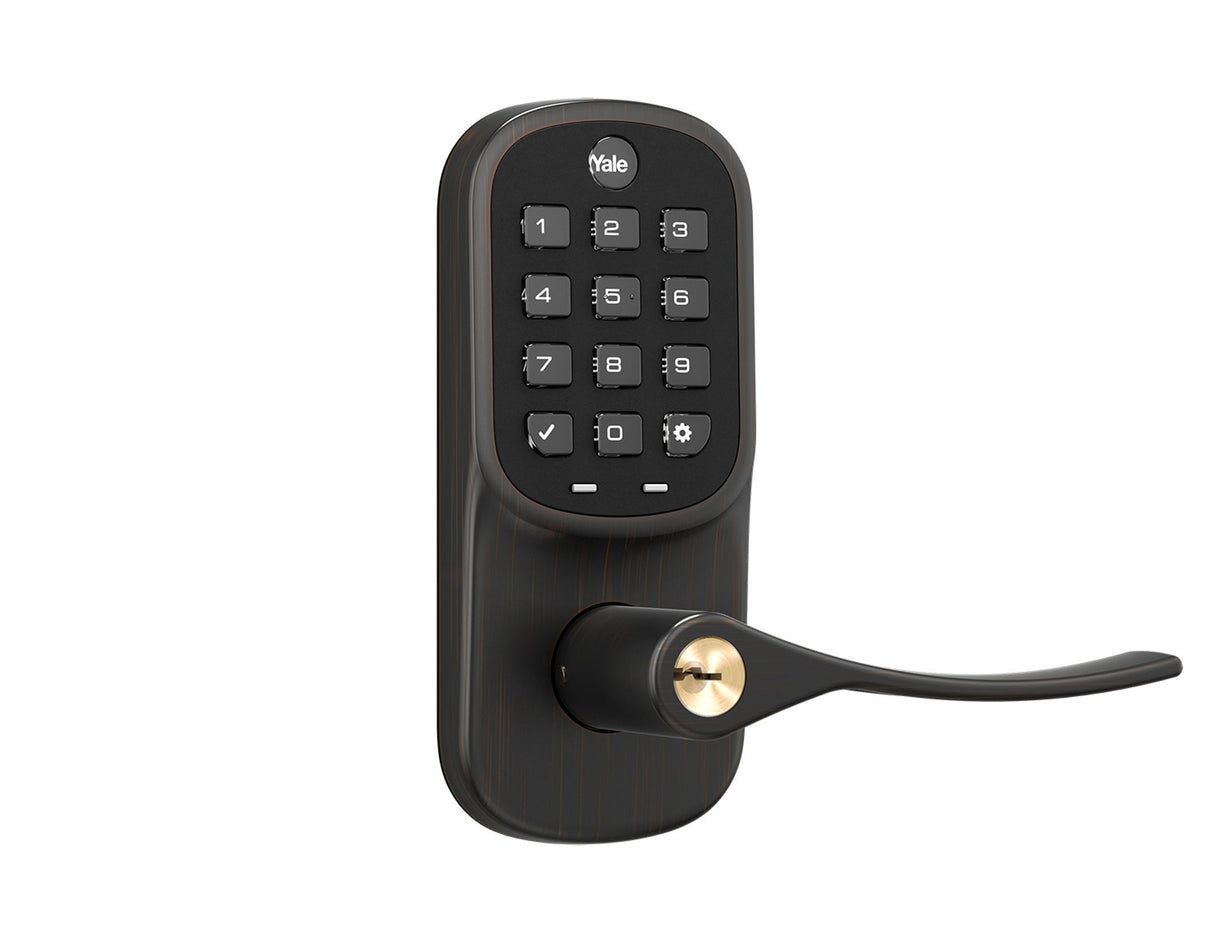 Crestron CLK-YL-YRL216-CR2-OBP – Yale Assure Lever Lock, infiNET EX, Oil-Rubbed Bronze Crestron