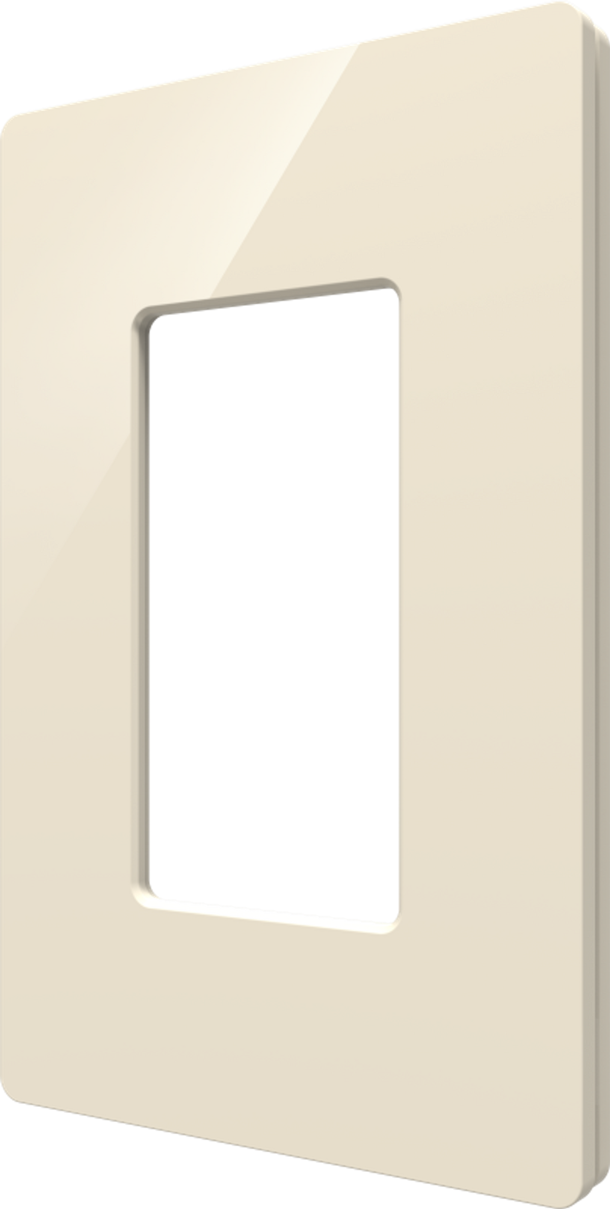 Crestron CM2-FP-G1-A-S – Cameo 2 1-Gang Faceplate, Almond Smooth Crestron
