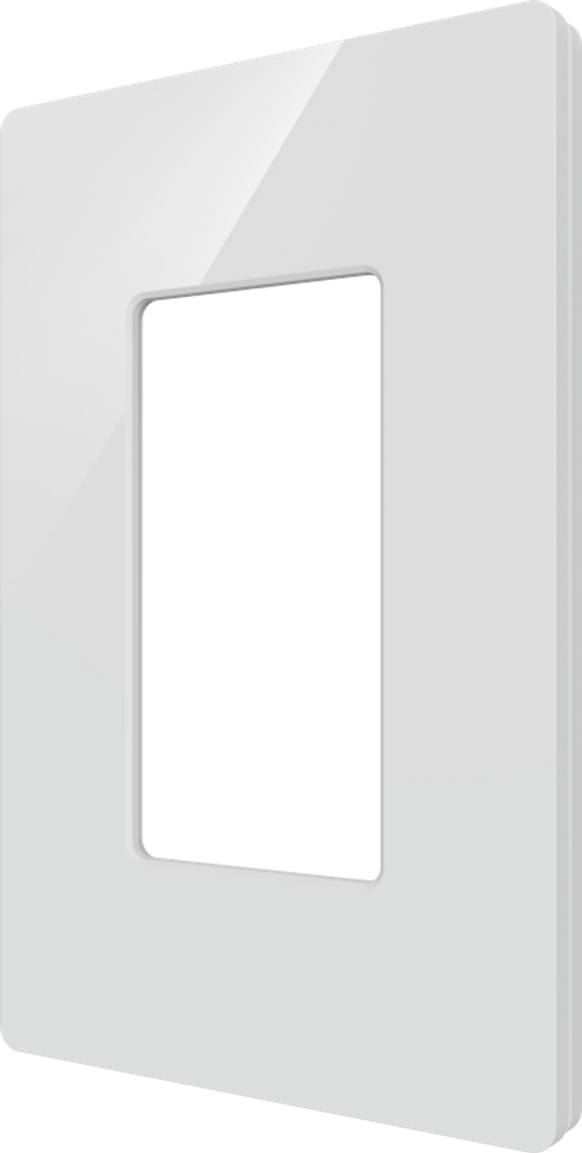 Crestron Cameo 2 Faceplate, 1-Gang, White Smooth – CM2-FP-G1-W-S Crestron