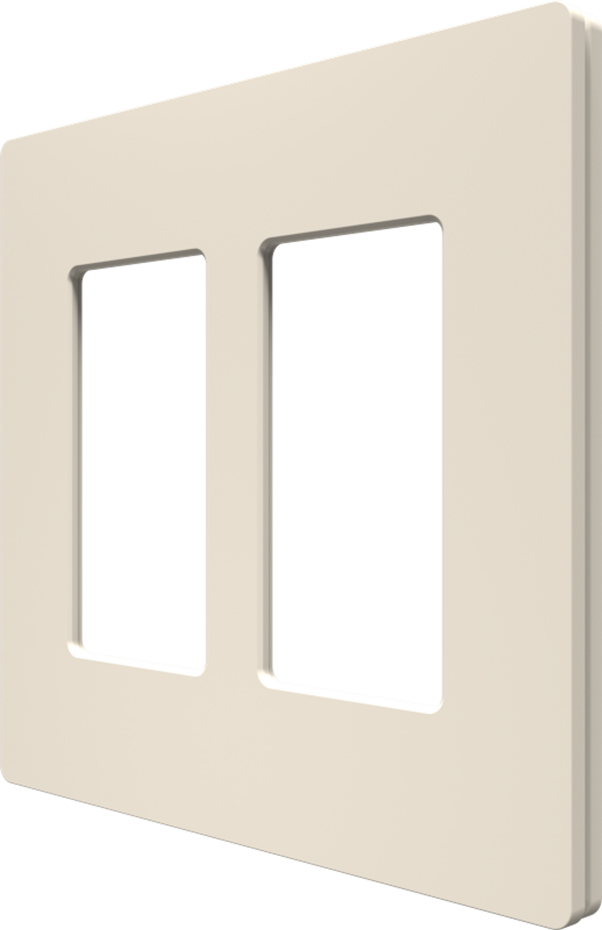 Crestron CM2-FP-G2-A-T – Cameo 2 Faceplate, 2-Gang, Almond Textured Crestron