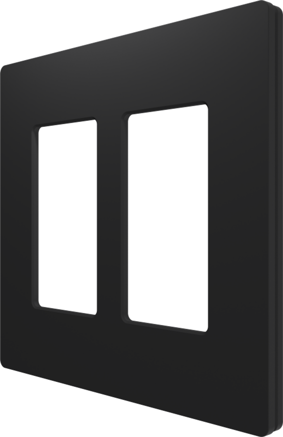 Crestron CM2-FP-G2-B-T – Cameo 2 Faceplate, 2-Gang, Black Textured Crestron