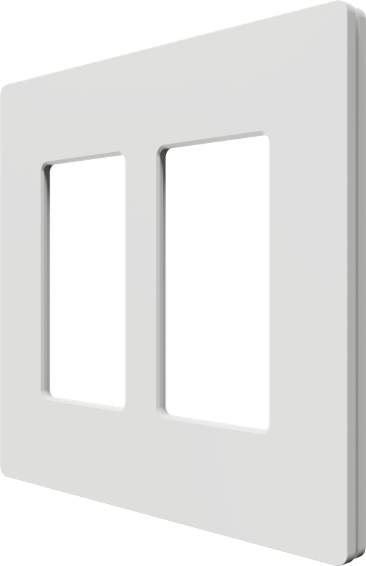Crestron Cameo 2 Faceplate, 2-Gang, White Textured – CM2-FP-G2-W-T Crestron