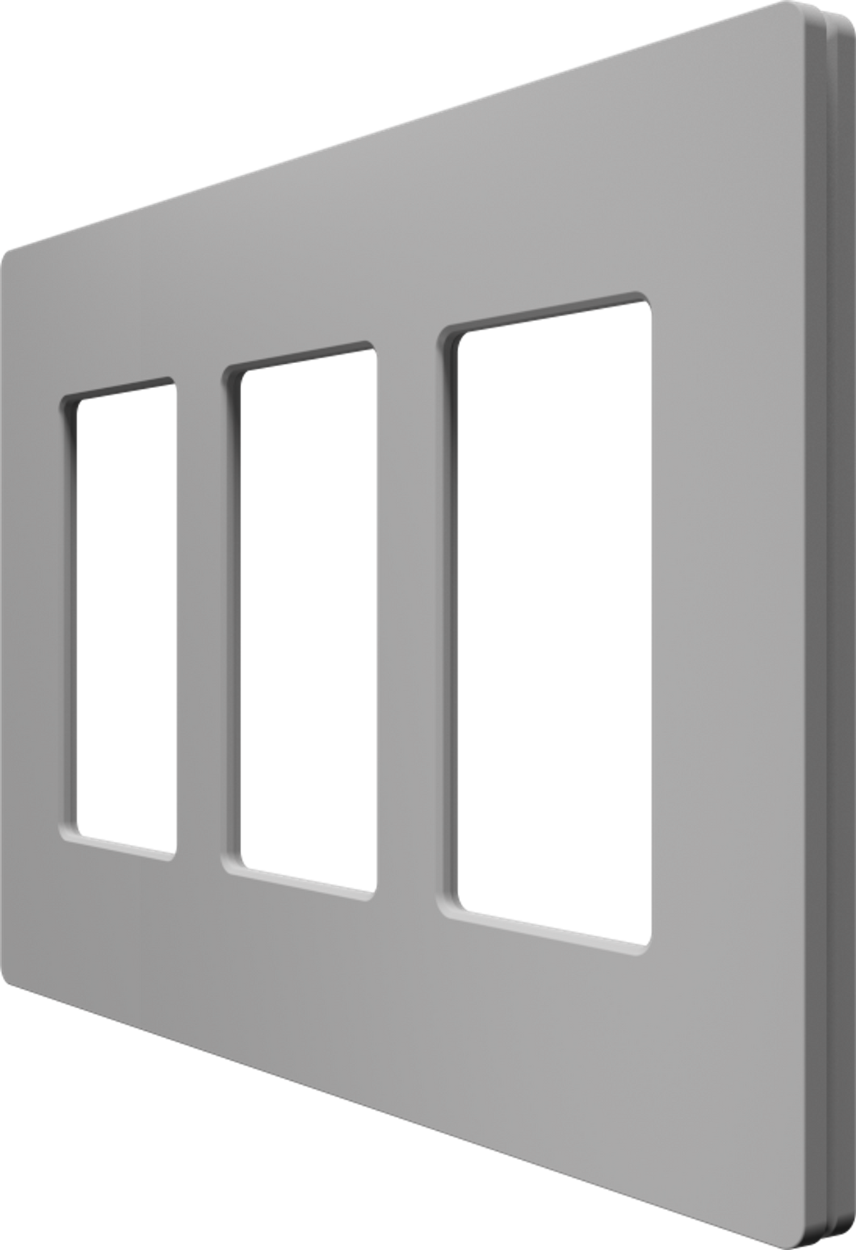 Crestron CM2-FP-G3-G-T – Cameo 2 Faceplate, 3-Gang, Gray Textured Crestron