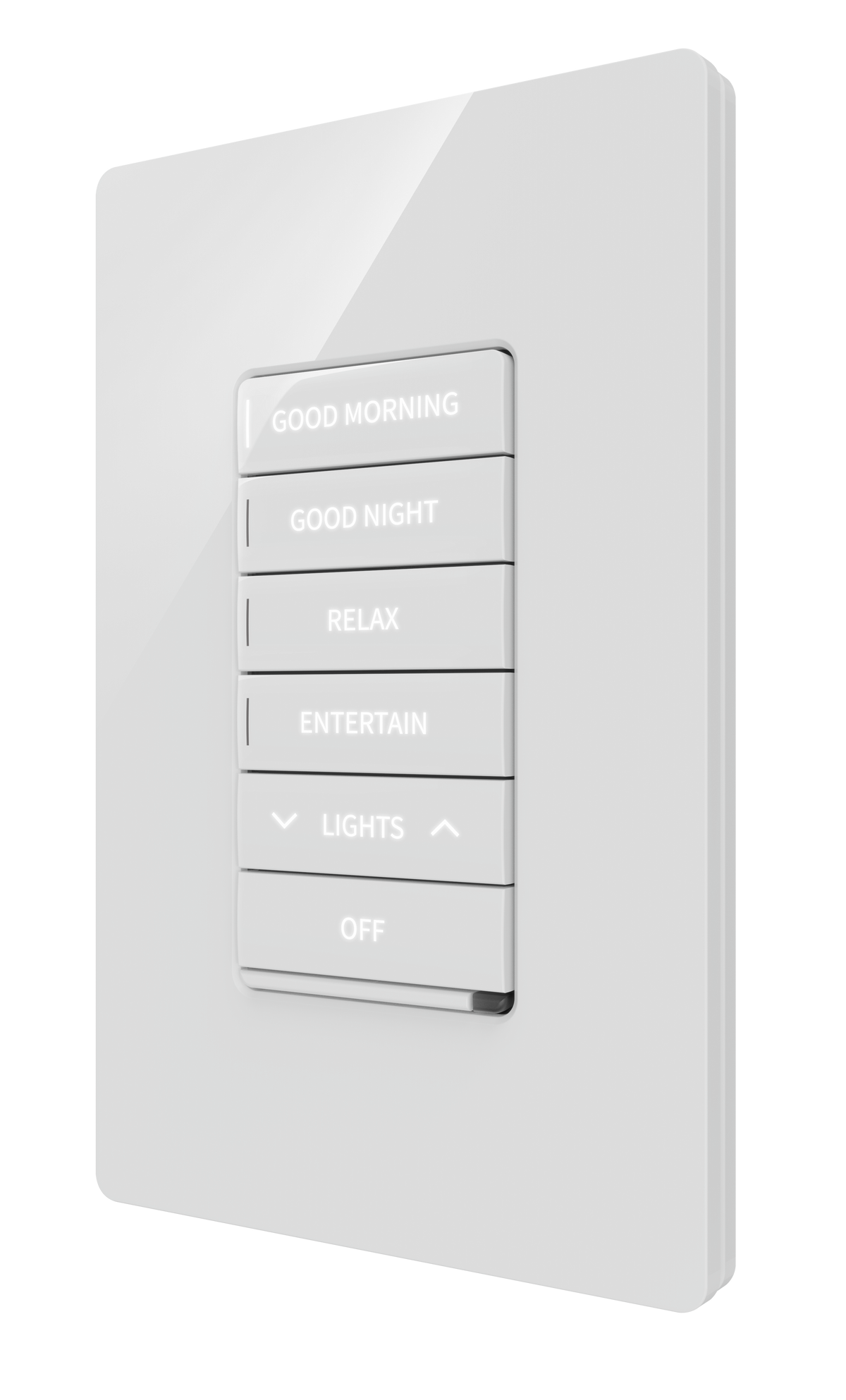 Crestron CM2-KPCN ENGRAVED – Cameo 2 Flush-Mount Keypad, Basic Control, Engraved Crestron