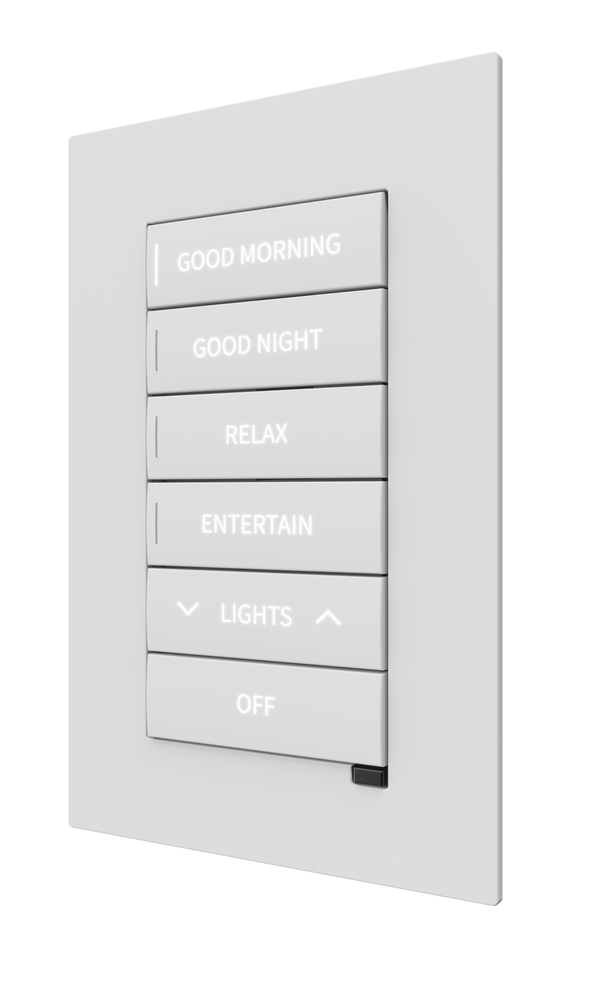 Crestron CM2-KPFCN ENGRAVED – Cameo 2 Flush Keypad with Cresnet, Full Keypad, Custom Engraved Crestron