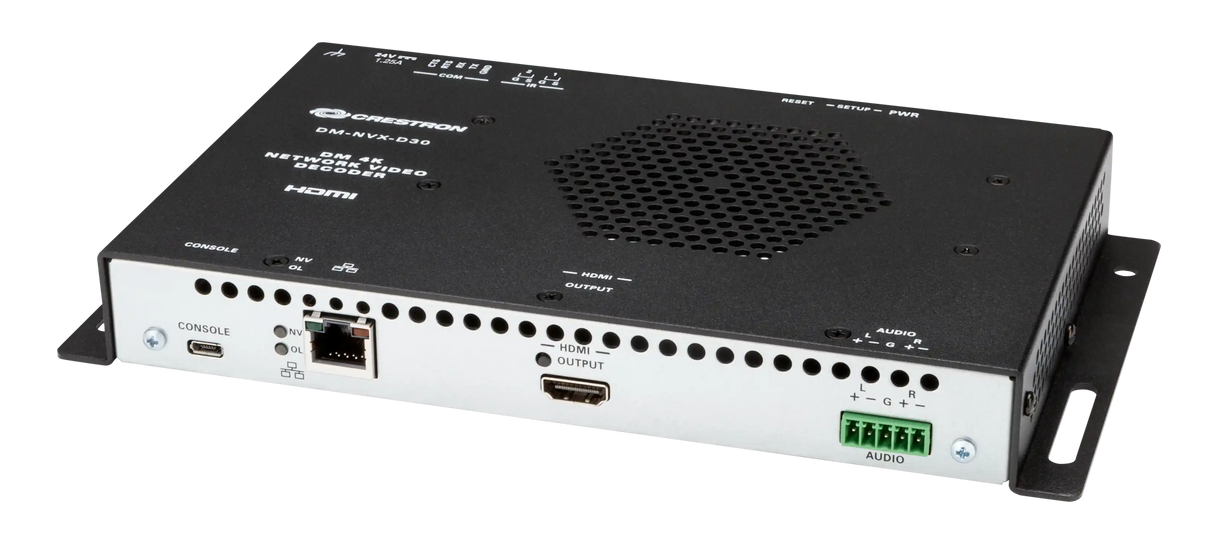 Crestron DM-NVX-D30 DM NVX® 4K60 4:4:4 HDR Network AV Decoder Video Transmitters Crestron