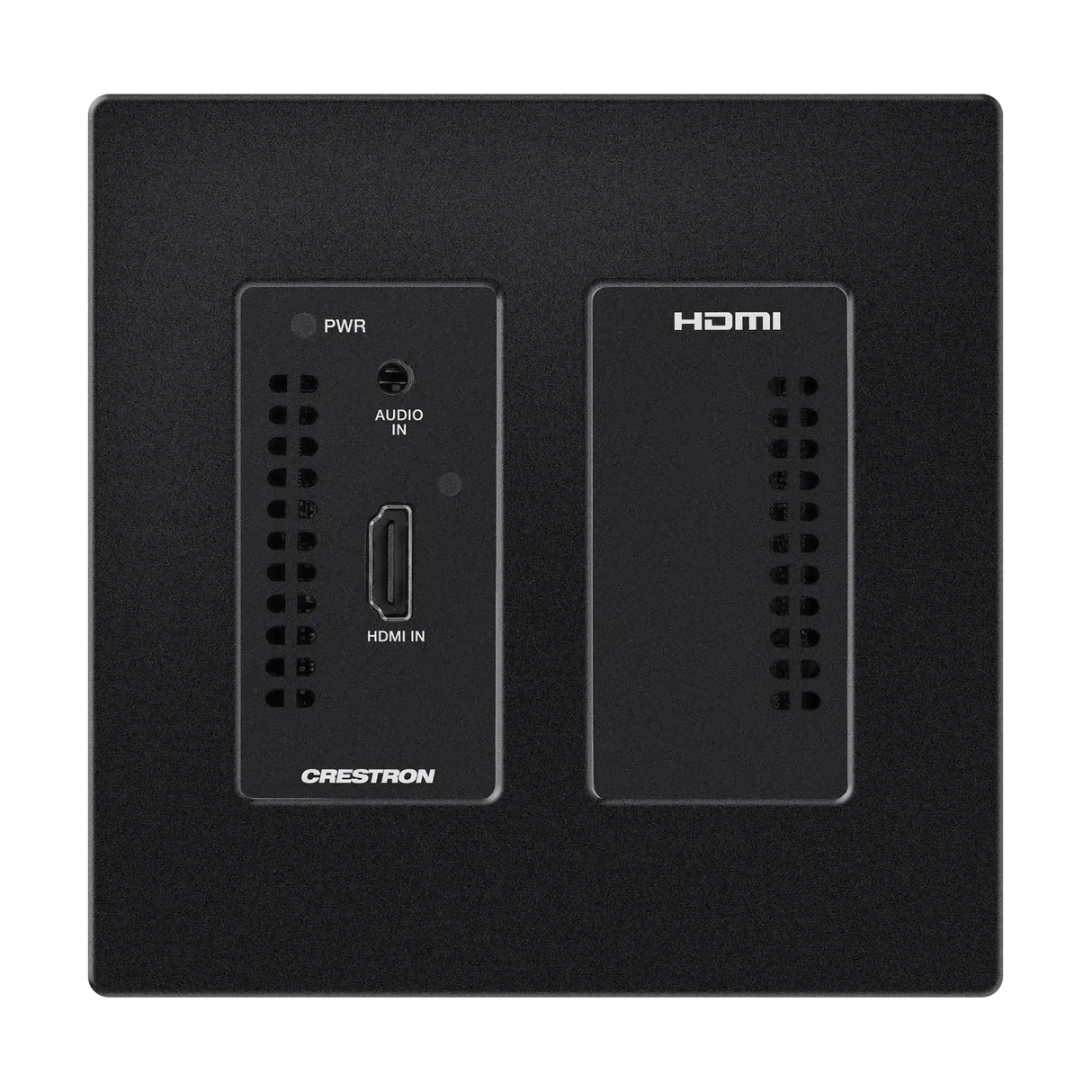 Crestron DM-NVX-E20-2G-B-T DM NVX® 4K60 4:2:0 Network AV Encoder, Wall Plate, Black Video Transmitters Crestron