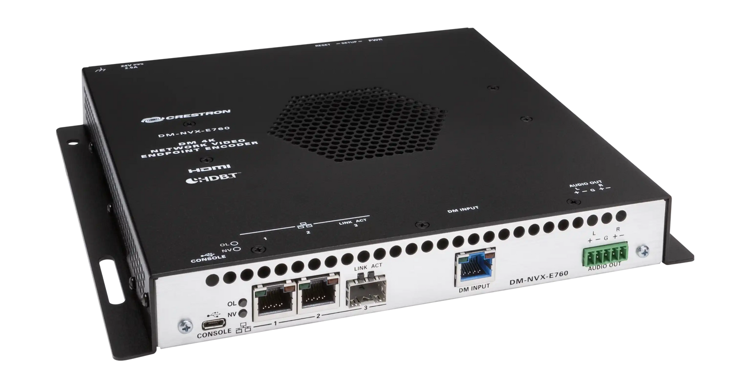 Crestron DM-NVX-E760 DM NVX® 4K60 4:4:4 HDR Network AV Encoder with DM® Input Video Transmitters Crestron