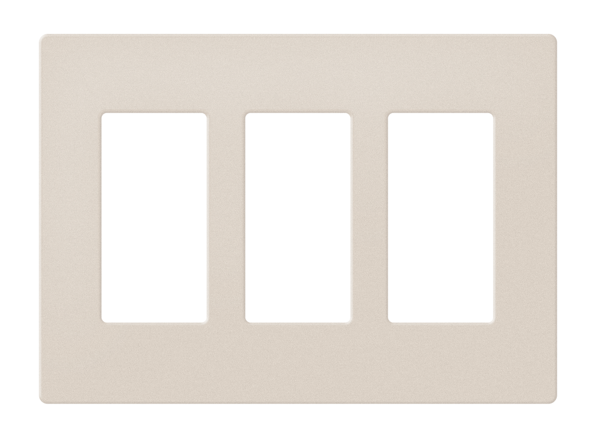 Crestron FP-G3-A-T – Decorator Faceplate, 3-Gang, Almond Textured Wall Boxes Crestron