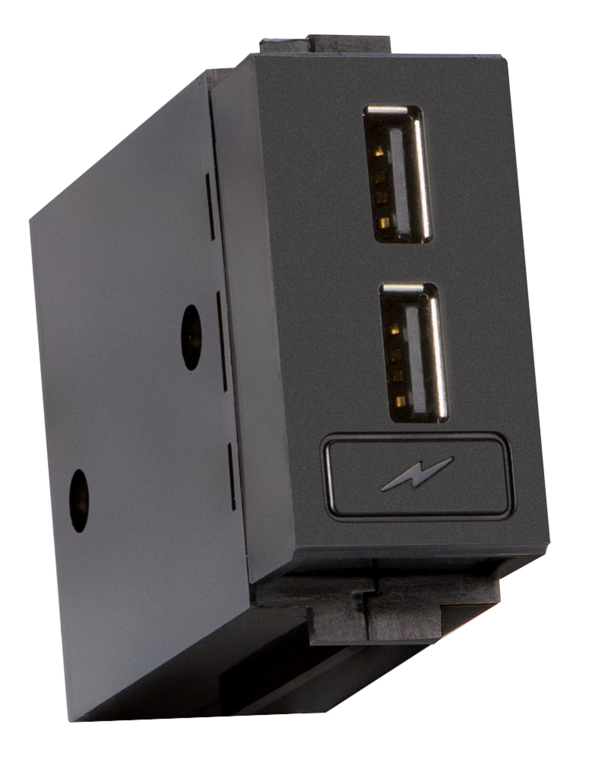 Crestron FT2A-CHGR-USBA-BASIC – FlipTop USB Rapid Charging Module Cable Management Crestron