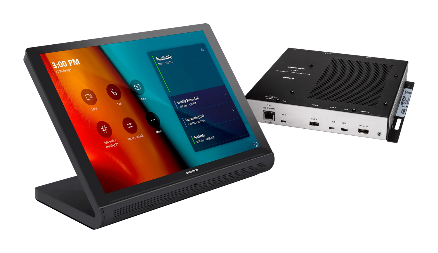 Crestron UC-CX100-T-GV Crestron Flex Advanced Video Conference System Integrator Kit for Microsoft Teams® Rooms, Government Version Video Conferencing Crestron