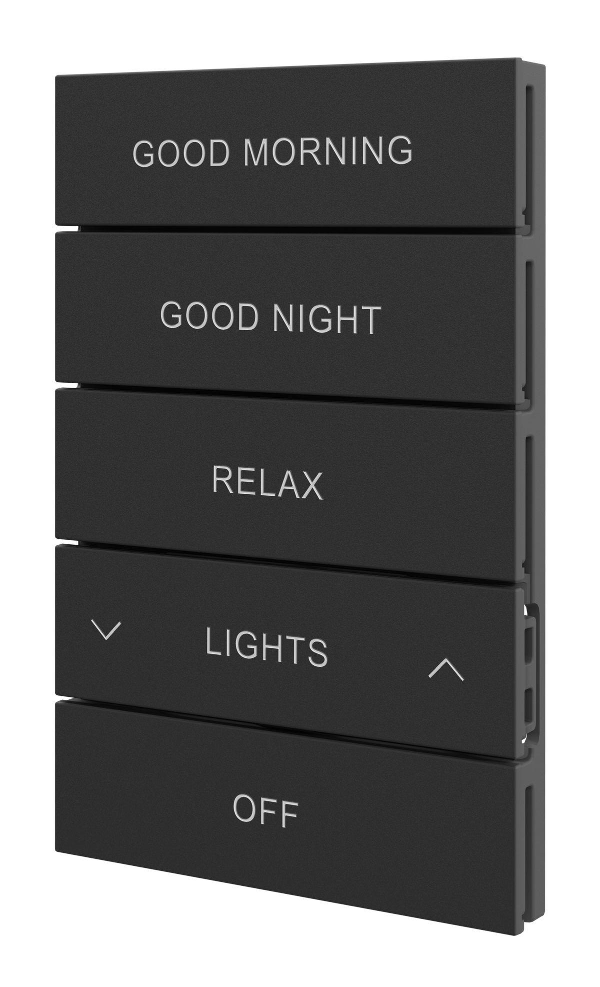 Crestron HZ2-BTNS-3-B ENGRAVED – Horizon 2 Button Set Style 3, Black, Custom Engraved Crestron