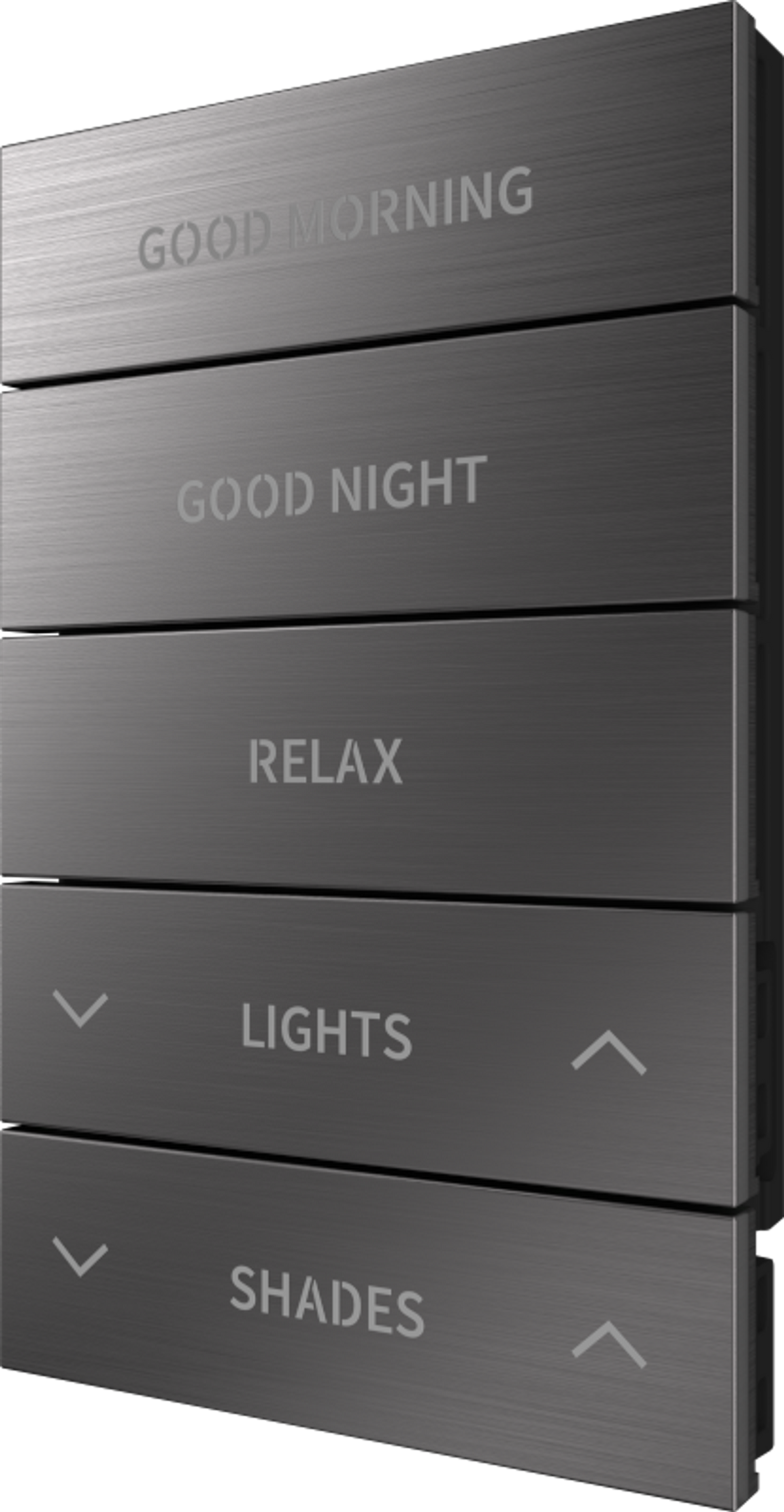 Crestron HZ2-BTNS-4-DRK-NKL-ENGRAVED – Horizon 2 Button Assembly Style 4, Dark Nickel, Custom Engraved Crestron