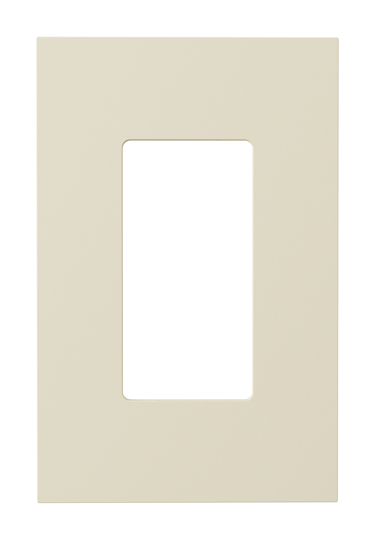 Crestron HZ2-FP-G1-D1-A – Horizon 2 Faceplate, 1-Gang, 1-Decorator, Almond Crestron