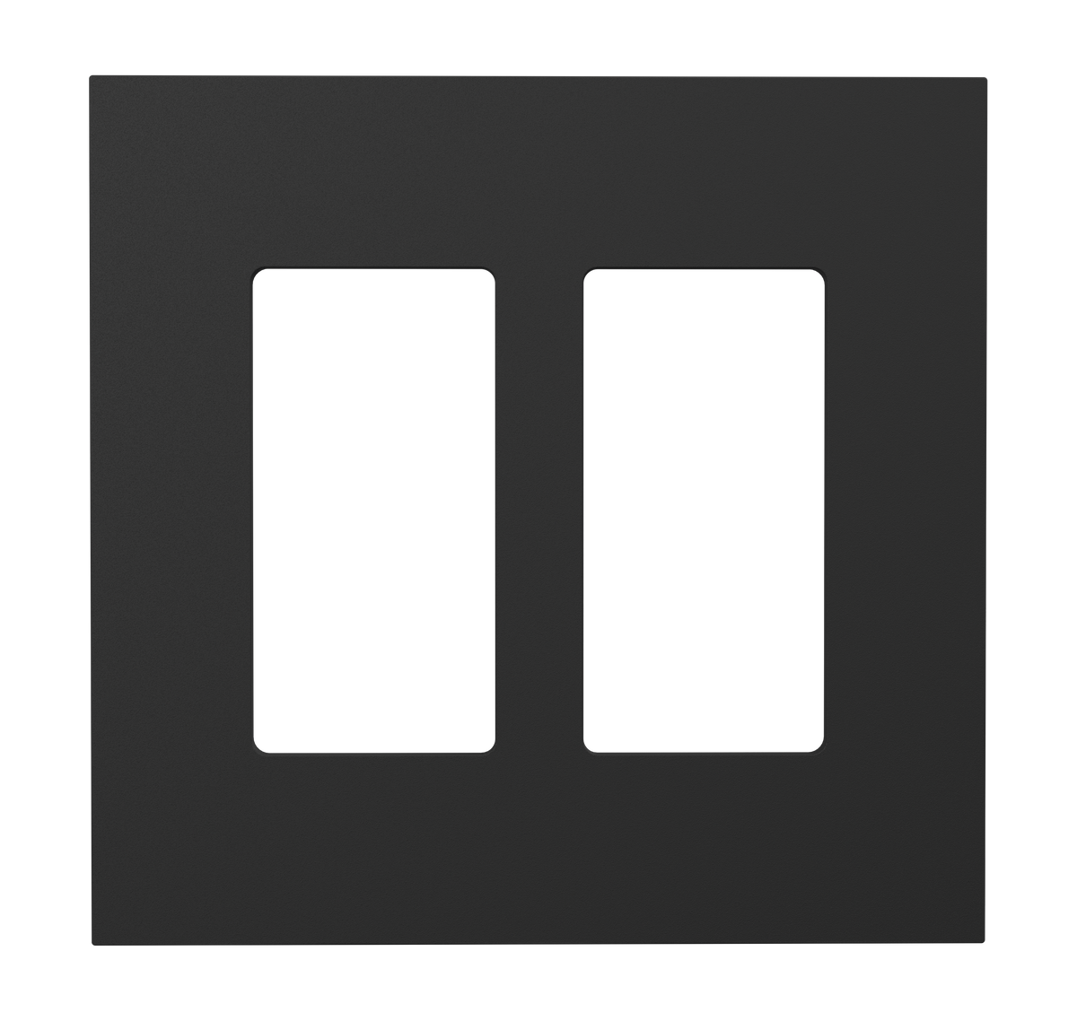 Crestron HZ2-FP-G2-D2-B – Horizon 2 Faceplate, 2-Gang, 2-Decorator, Black Crestron