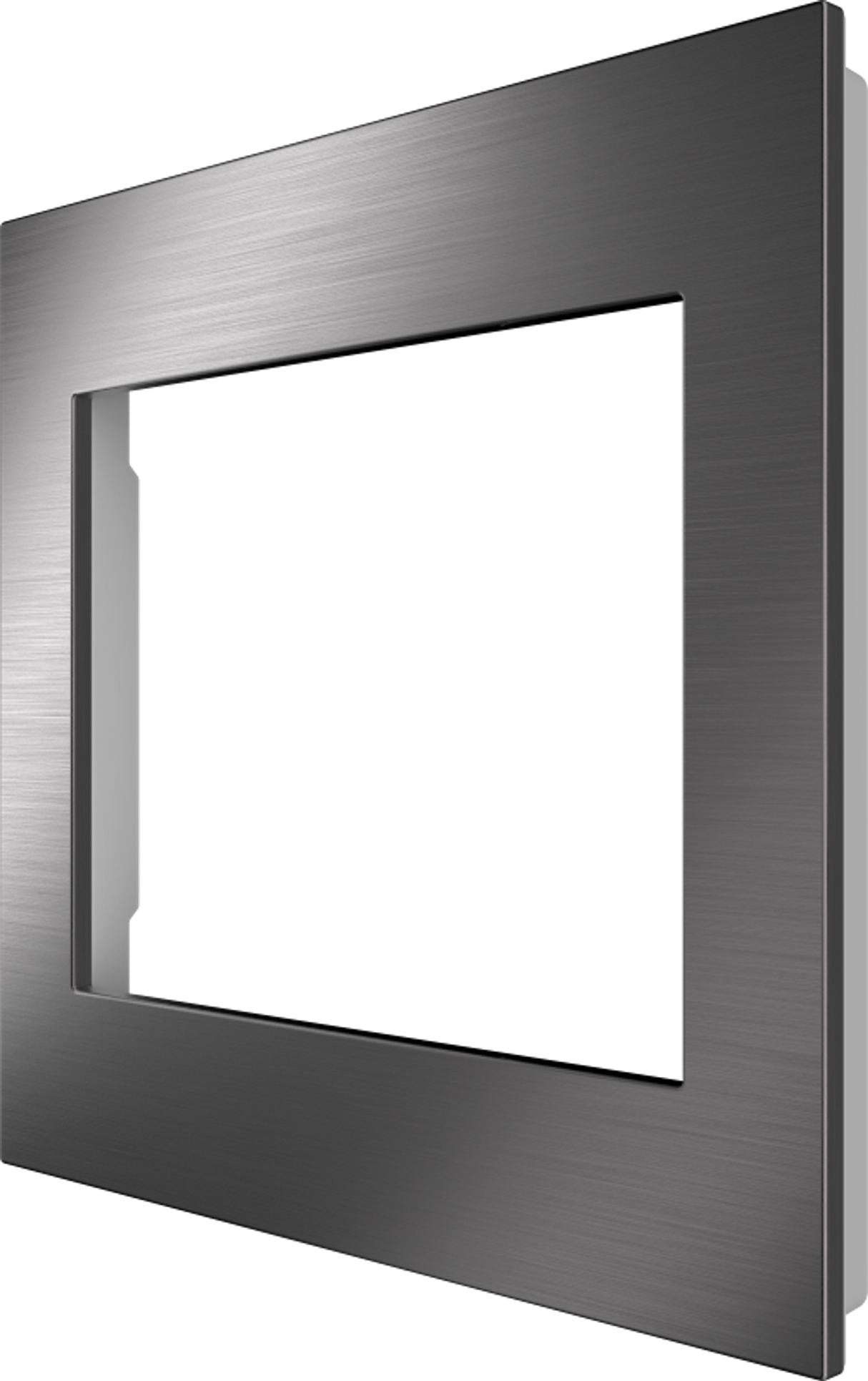 Crestron HZ2-FP-G2-W-DRK-NKL – Horizon 2 2-Gang Faceplate, Dark Nickel, White Trim Crestron