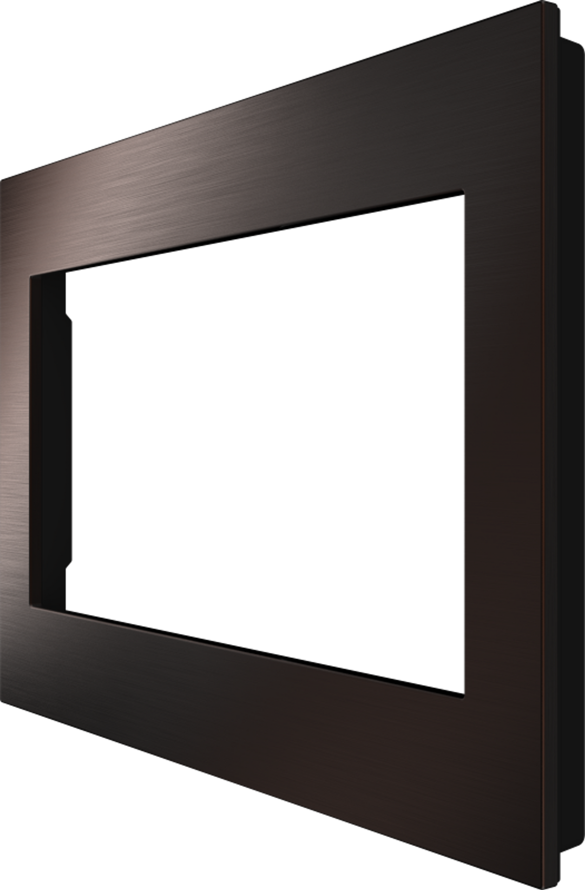 Crestron HZ2-FP-G3-B-DRK-BRZ – Horizon 2 Faceplate, 3-Gang, Dark Bronze with Black Rear Lighting Controls Crestron