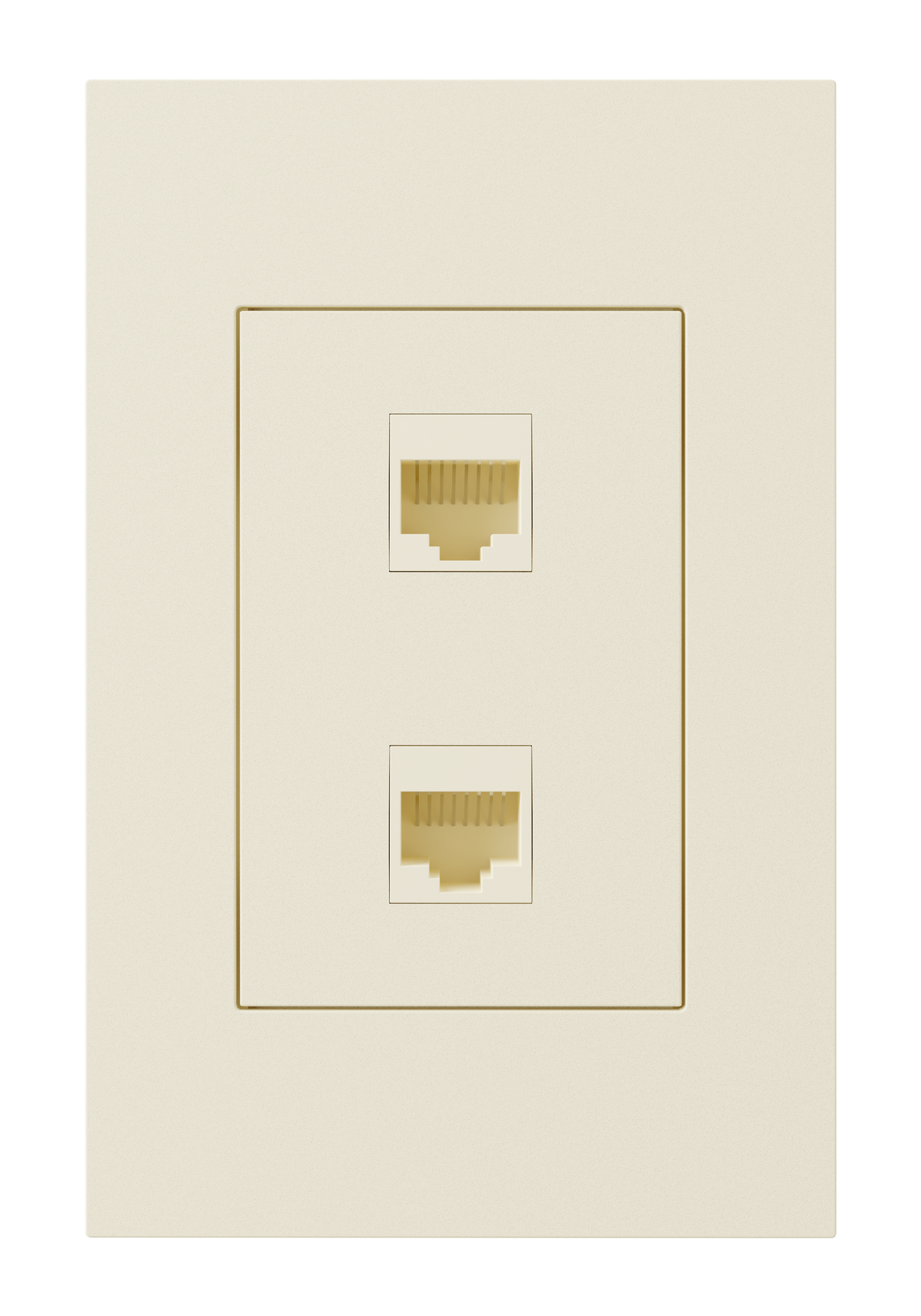 Crestron HZ2A-KEY2-A – Horizon 2 Keystone Plate, 2 Position, Almond Crestron