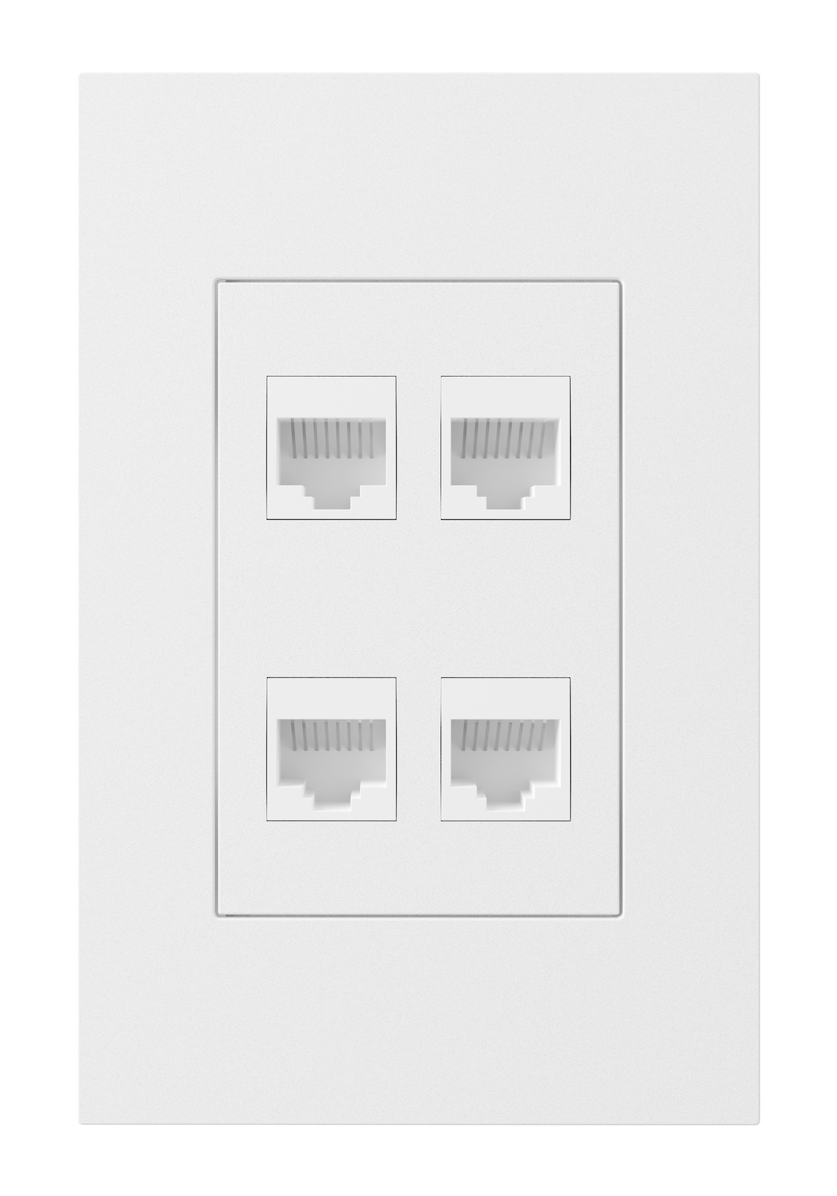 Crestron HZ2A-KEY4-W – Horizon 2 Keystone Plate, 4 Position, White Crestron