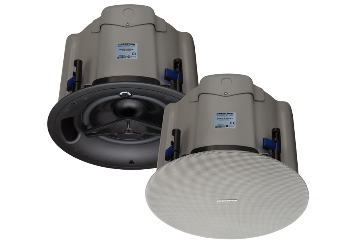 Crestron SAROS SMT8T-AW-W-T – Saros 8 in. 2-Way All Weather Surface Mount Speaker, White Textured, Single Crestron
