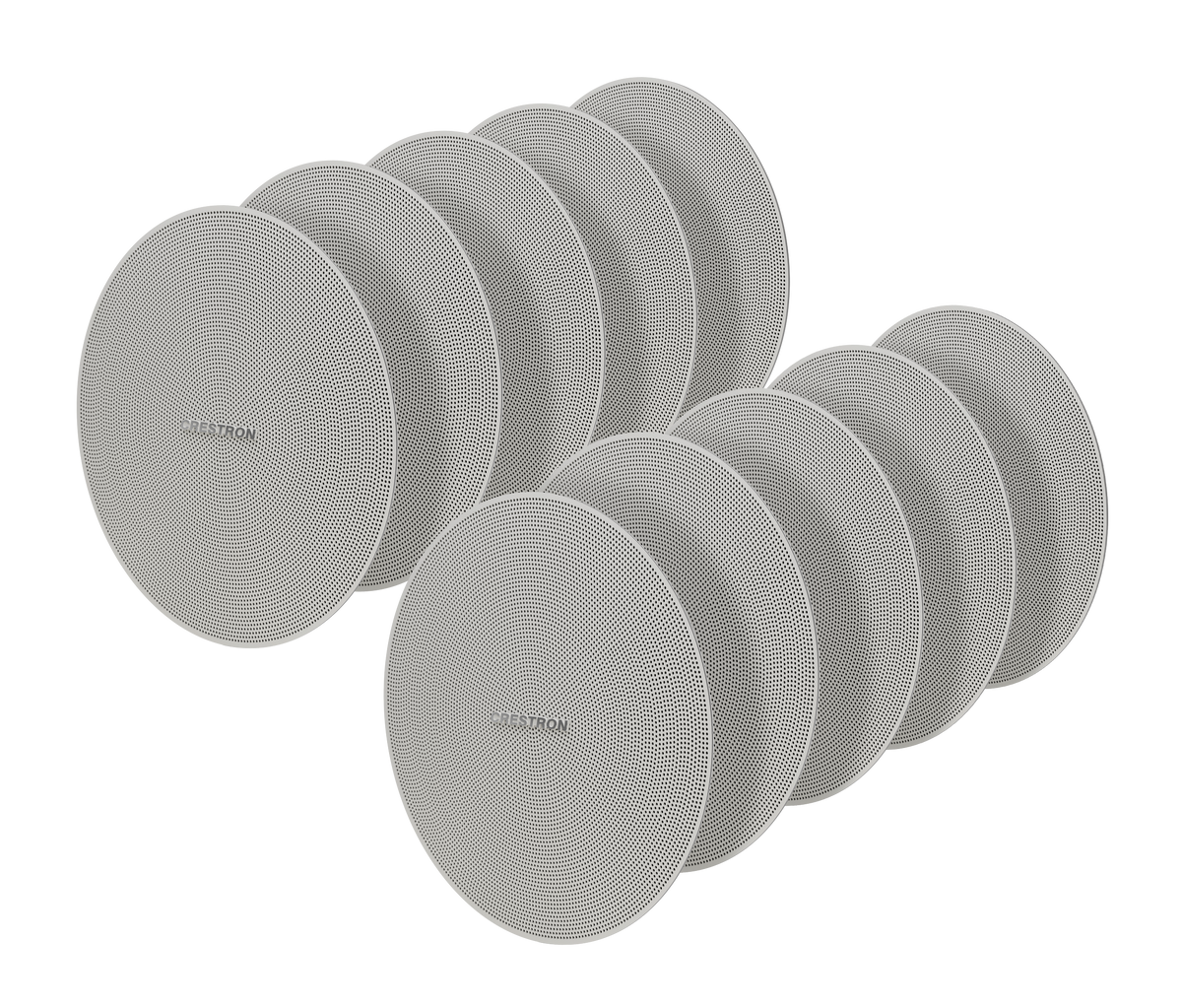 Crestron Saros DM NAX IC4 Speaker Grilles, White, 10-Pack Speaker Accessories Crestron