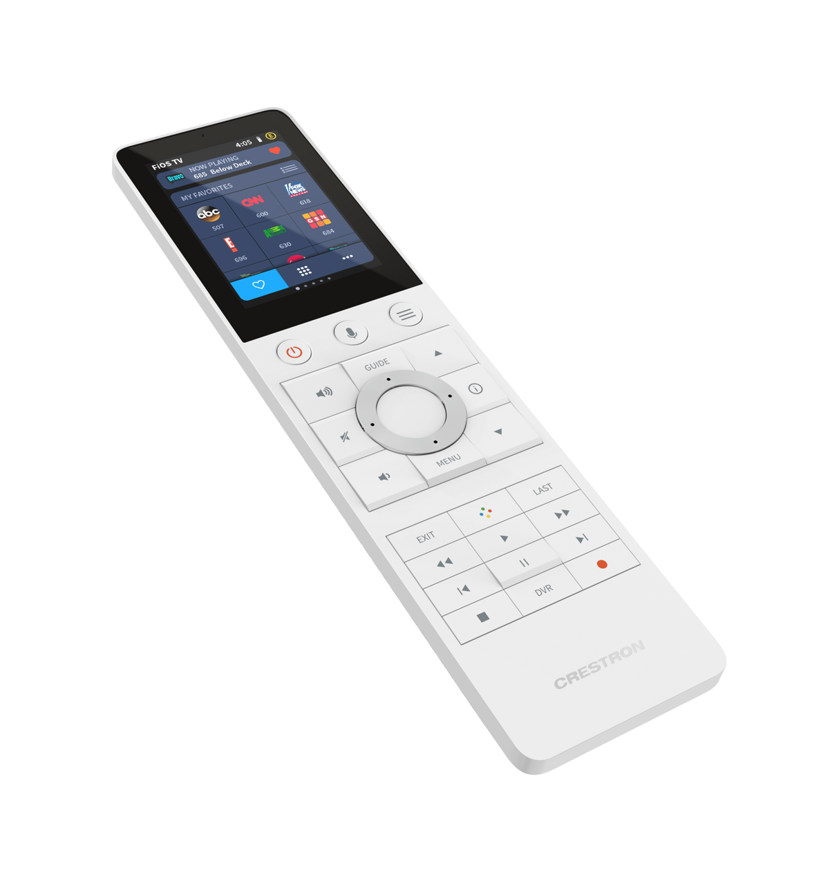 Crestron TSR-310-W Handheld Touch Screen Remote, White Crestron