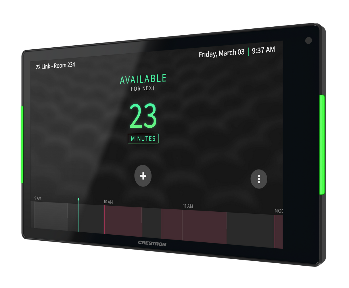 Crestron TSS-880-B – 8.1 in. Room Scheduling Touch Screen, Black Crestron