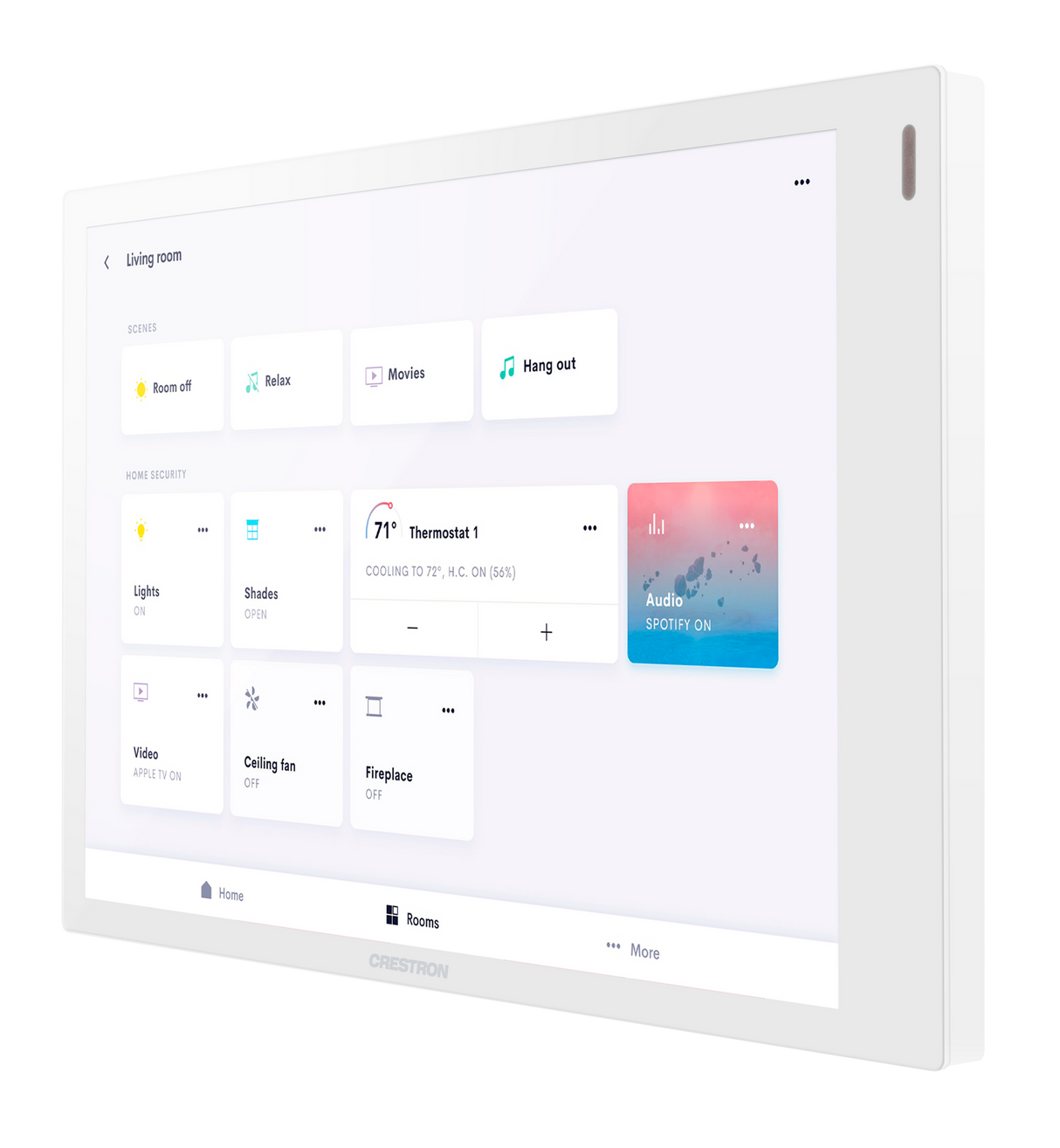 Crestron TSW-770R-W – 7 in. Wall Mount Touch Screen for Crestron Home OS, White Crestron