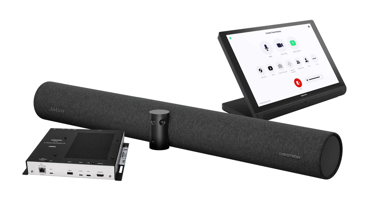 Crestron UC-BX31-Z Crestron Flex Advanced Small Room Conference System with Jabra® PanaCast 50 Video Bar for Zoom Rooms Software Video Conferencing Crestron