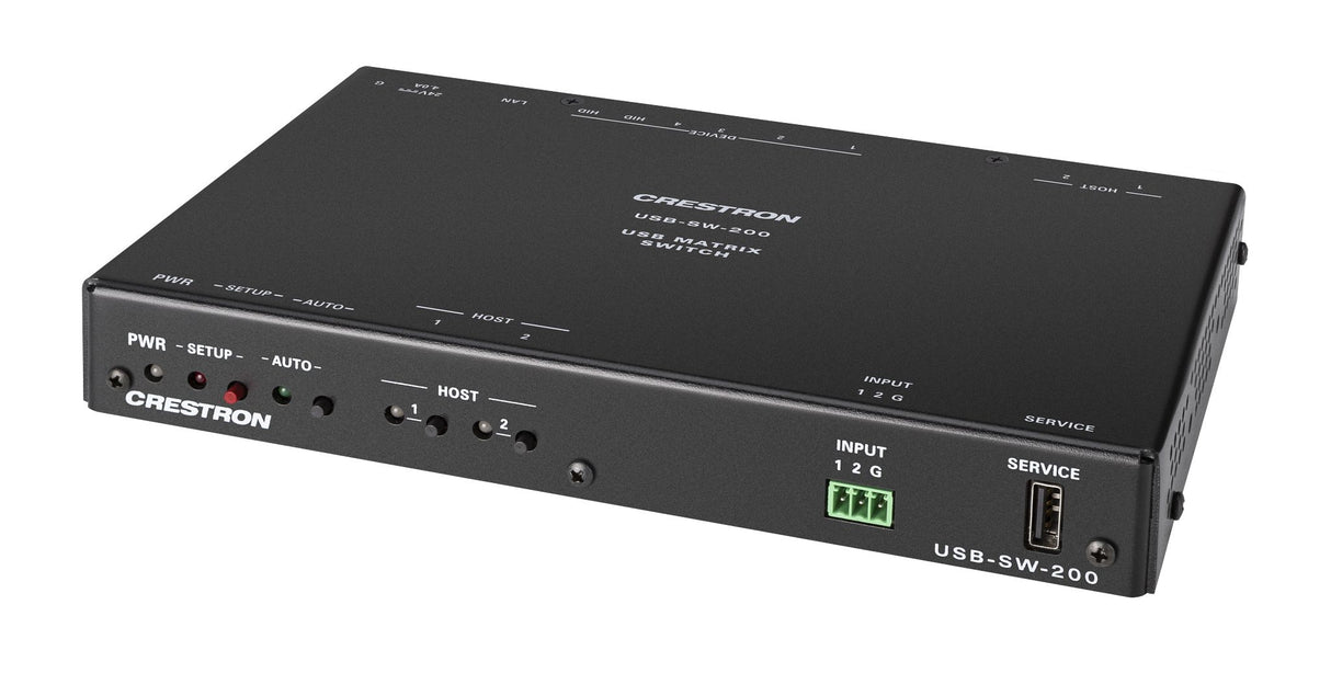 Crestron USB-SW-200 2-input USB 3.2 Data Matrix Switcher Video Conferencing Crestron
