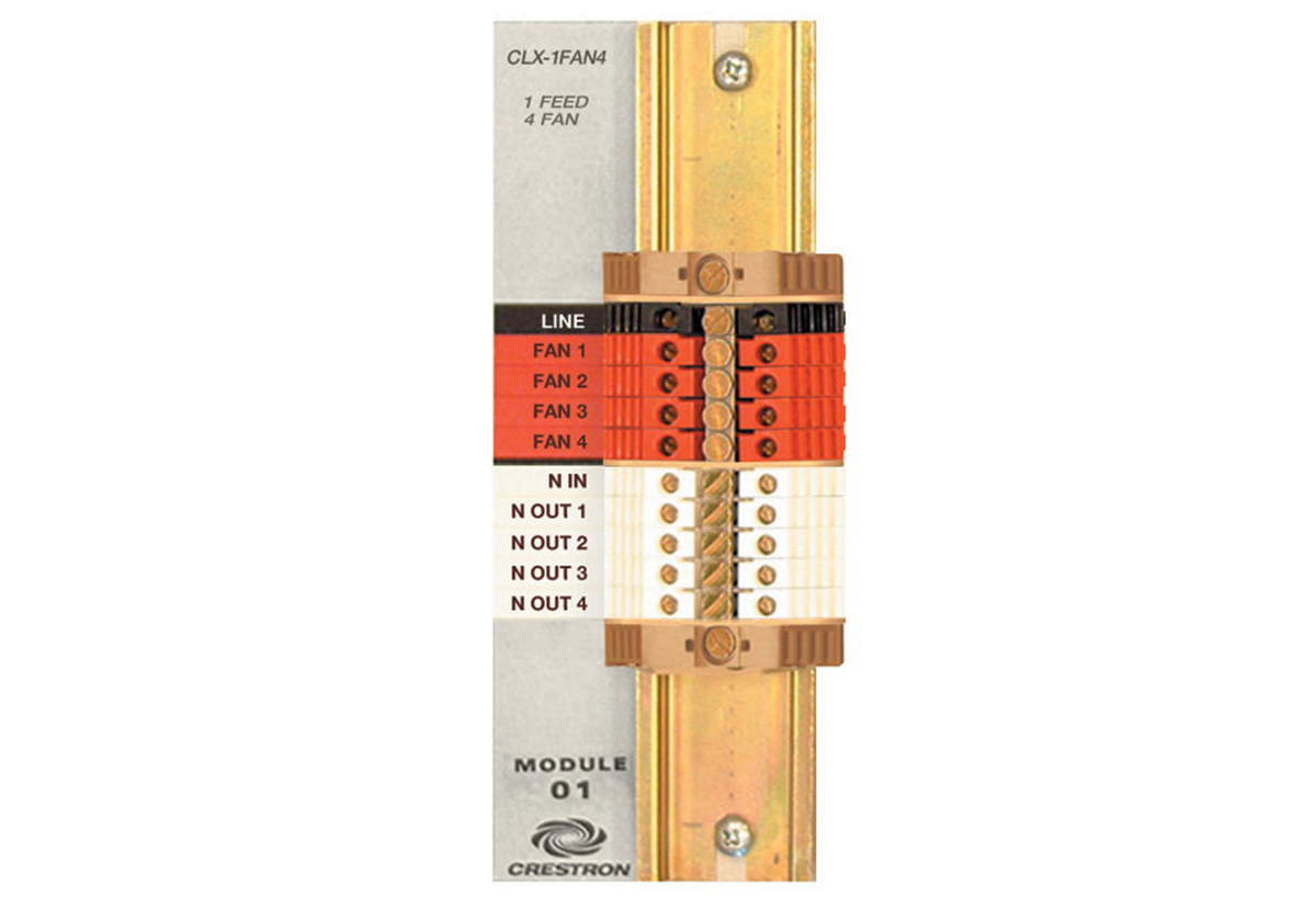 Crestron CLT-1FAN4 – Terminal Block Replacement for CLX-1FAN4 Fan Controller Crestron