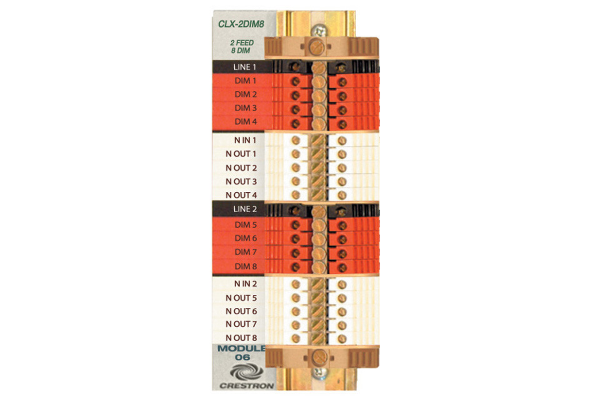 Crestron CLTI-2DIM8 – High-Voltage Wiring Terminal Block for CLXI-2DIM8 Lighting Module Crestron