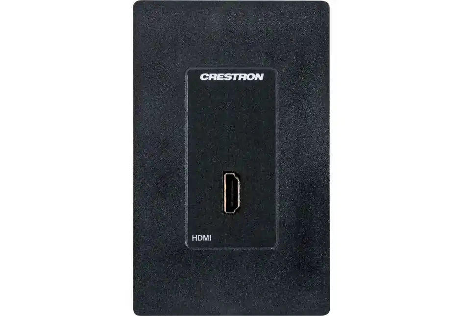 Crestron MP-WP152-B Media Presentation Wall Plate - HDMI®, Black Video Transmitters Crestron