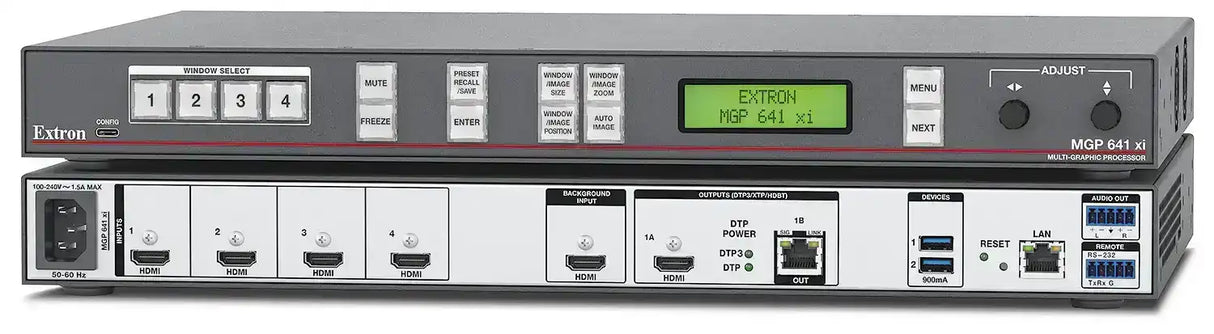 Extron MGP 641 xi Four Windows, with HDMI and 12G-SDI Inputs Video Transmitters Extron