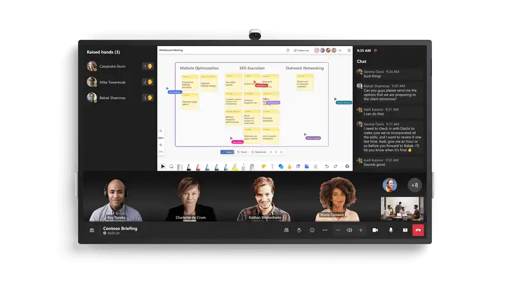Microsoft VY7-00001 Surface Hub 3 Workplace Collaboration All-in-One Computer Interactive Displays Microsoft
