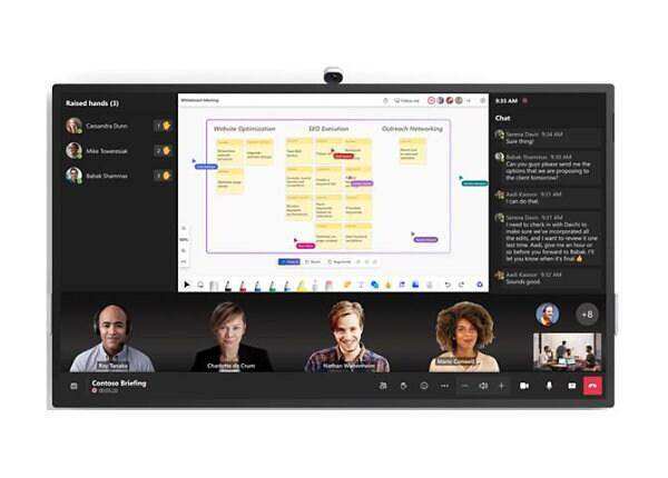 Microsoft VYB-00001 Surface Hub 3 for Business - 85" LCD - Intel Core i5 - 32 GB - In-cell Touch - Touchscreen - 16:9 Aspect Ratio - 3840 x 2160 - LED - 2160p - USB - HDMI - Bluetooth - Windows 11 IoT Enterprise - (TAA Compliant) Interactive Displays Microsoft