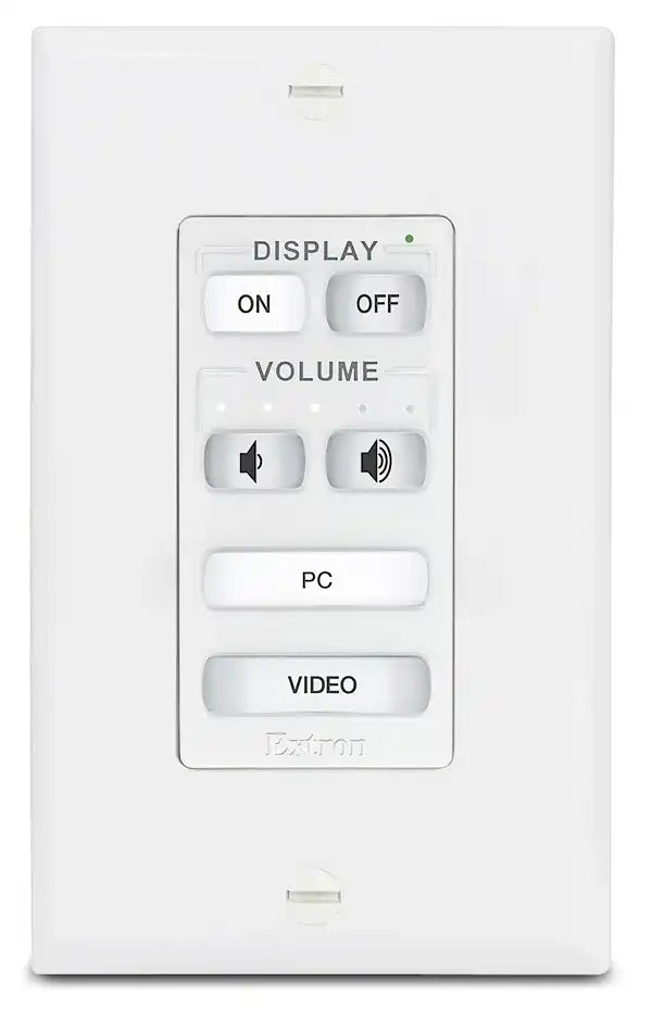 Extron MLC 62 RS D IR and RS-232 Control - Decorator-Style wallplate Video Extron