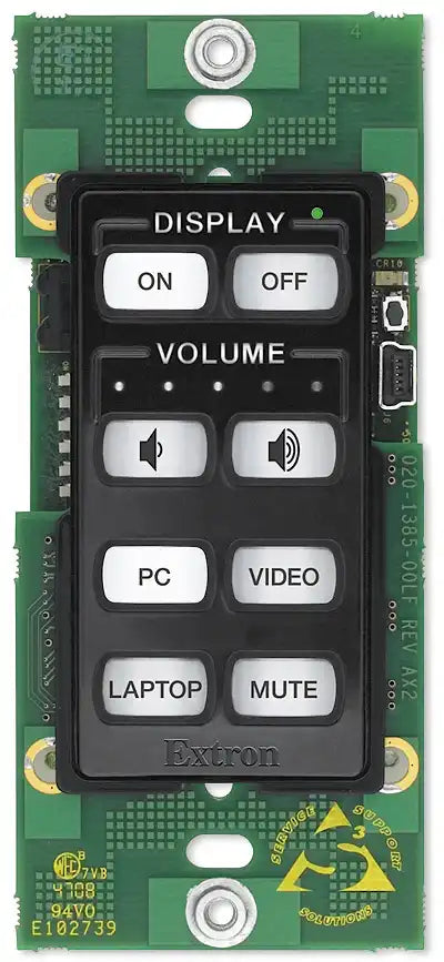 Extron MLC 62 RS D IR and RS-232 Control - Decorator-Style wallplate Video Extron