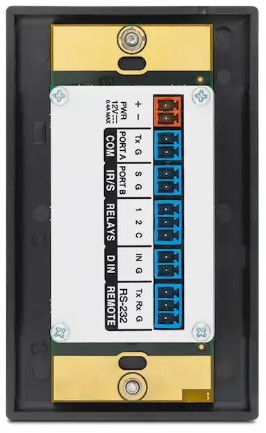 Extron MLC 62 RS D IR and RS-232 Control - Decorator-Style wallplate Video Extron