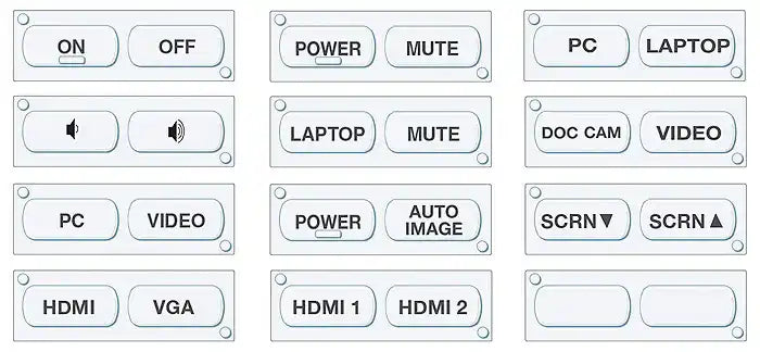 Extron MLC 62 RS D IR and RS-232 Control - Decorator-Style wallplate Video Extron