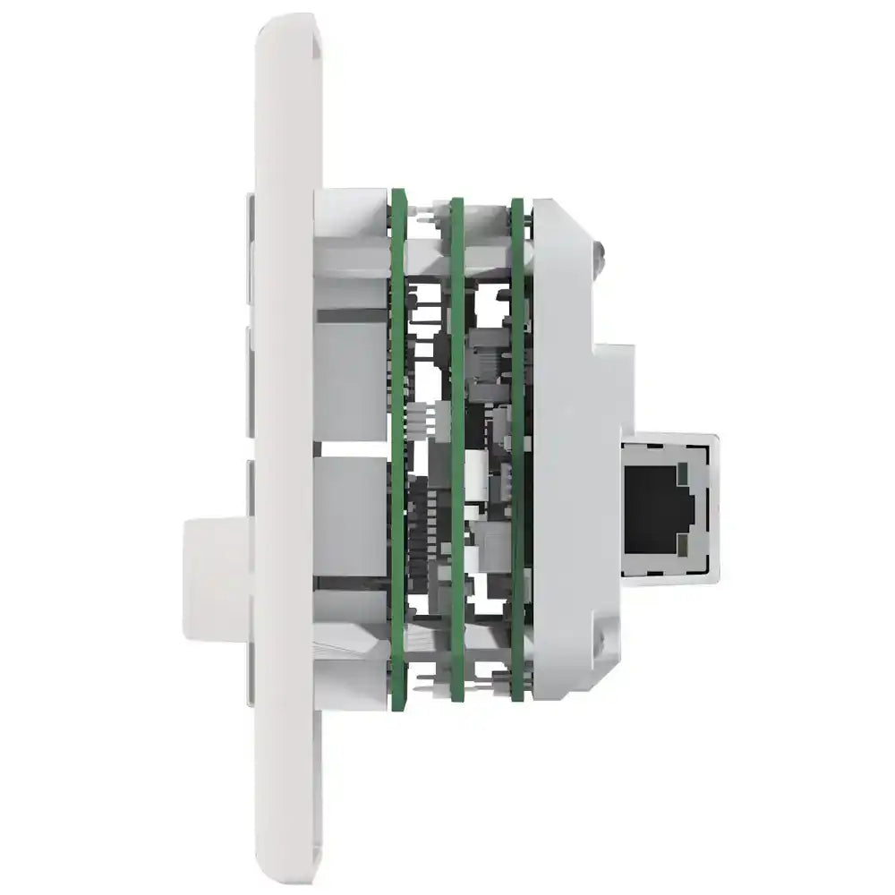 Extron MLC Plus 100 White and Black Faceplates, 2-Gang Video Conferencing Extron