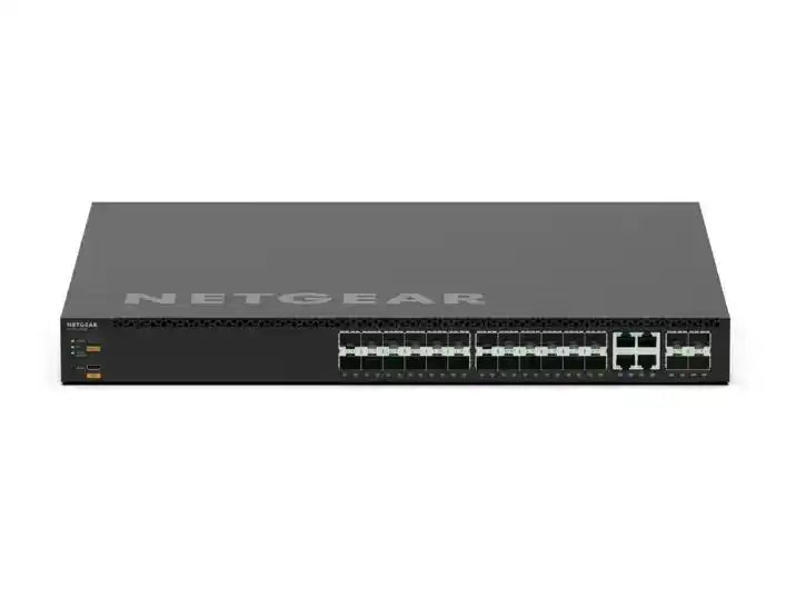 Netgear M4350-24F4X 24x1G/2.5G SFP and 4x10G Combo Copper SFP+ Fully Managed Switch (TAA Compliant) - MSM4328F-TAANES Networking Netgear
