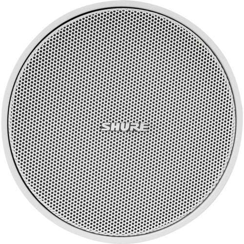 Shure MXP-1W Microflex Loudspeaker, mini pendant, white Speakers Shure