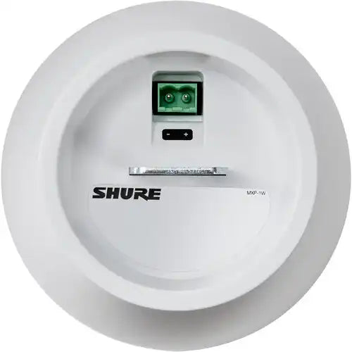 Shure MXP-1W Microflex Loudspeaker, mini pendant, white Speakers Shure