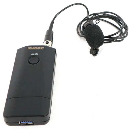 Shure MXW1/O=-Z10 Hybrid Bodypack Transmitter with Microphone (Z10: 1920 to 1930 MHz) Microphones Shure