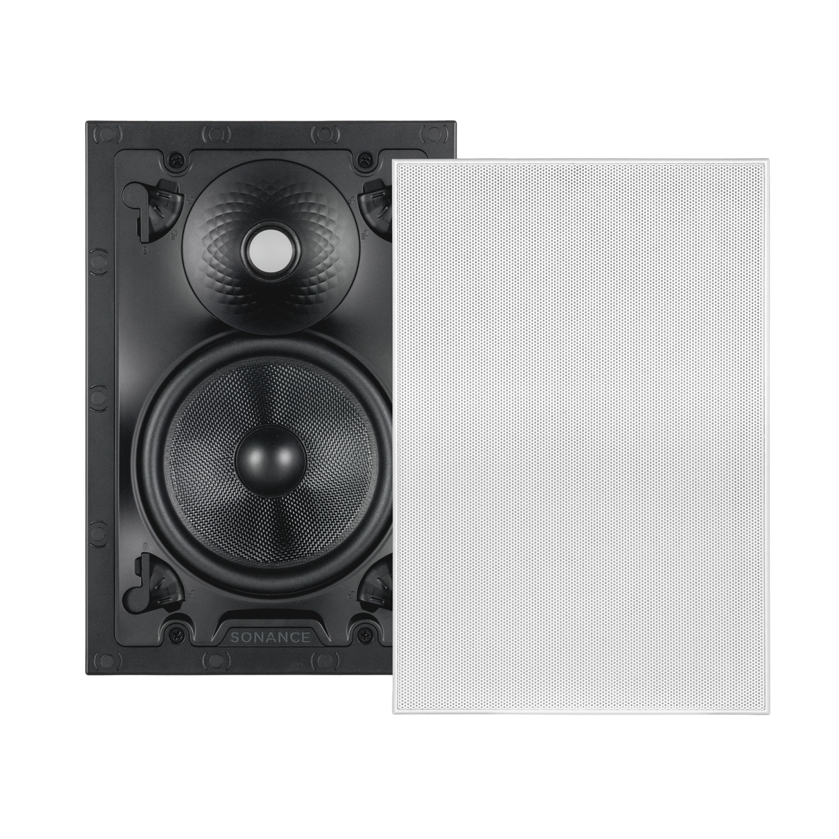 Sonance VX66 SST – Stainless Trim In-Wall Speaker In-Wall Speakers Sonance